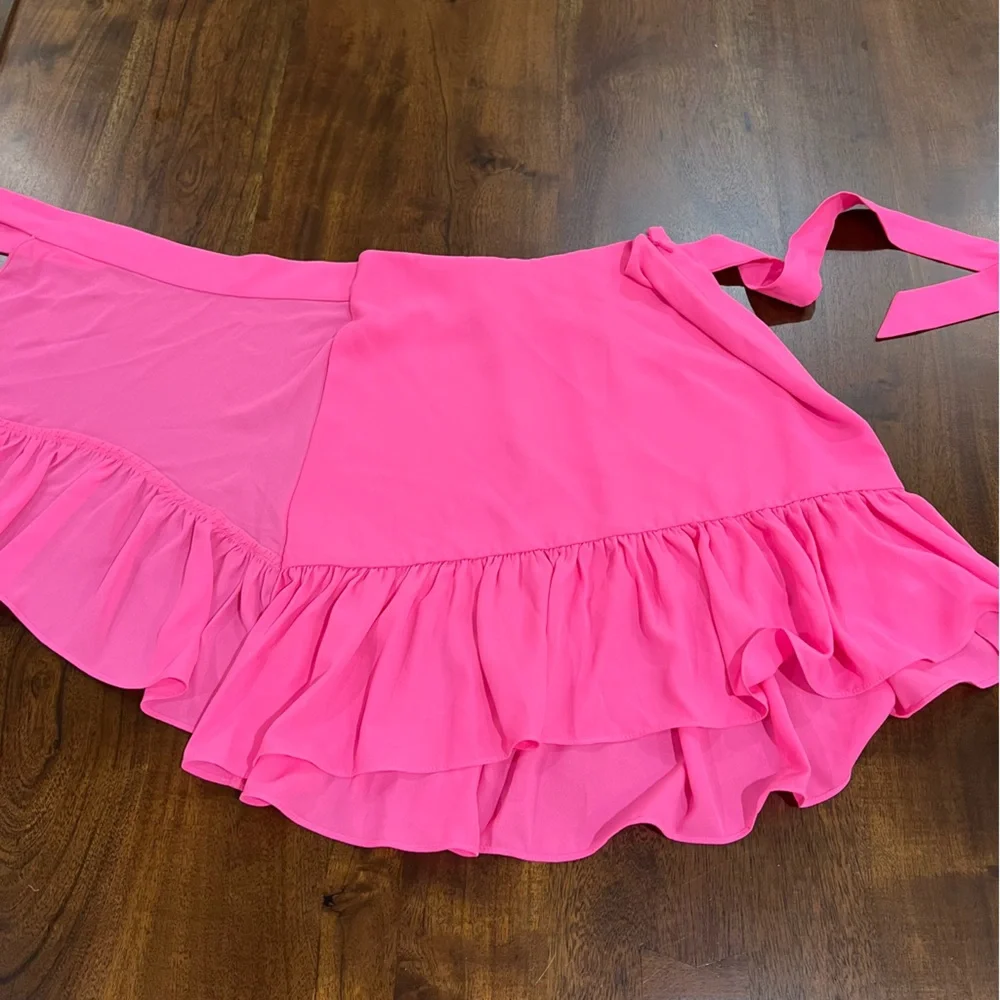 Lilly Pulitzer Nessa Ruffle Hem Wrap Skirt Size 0